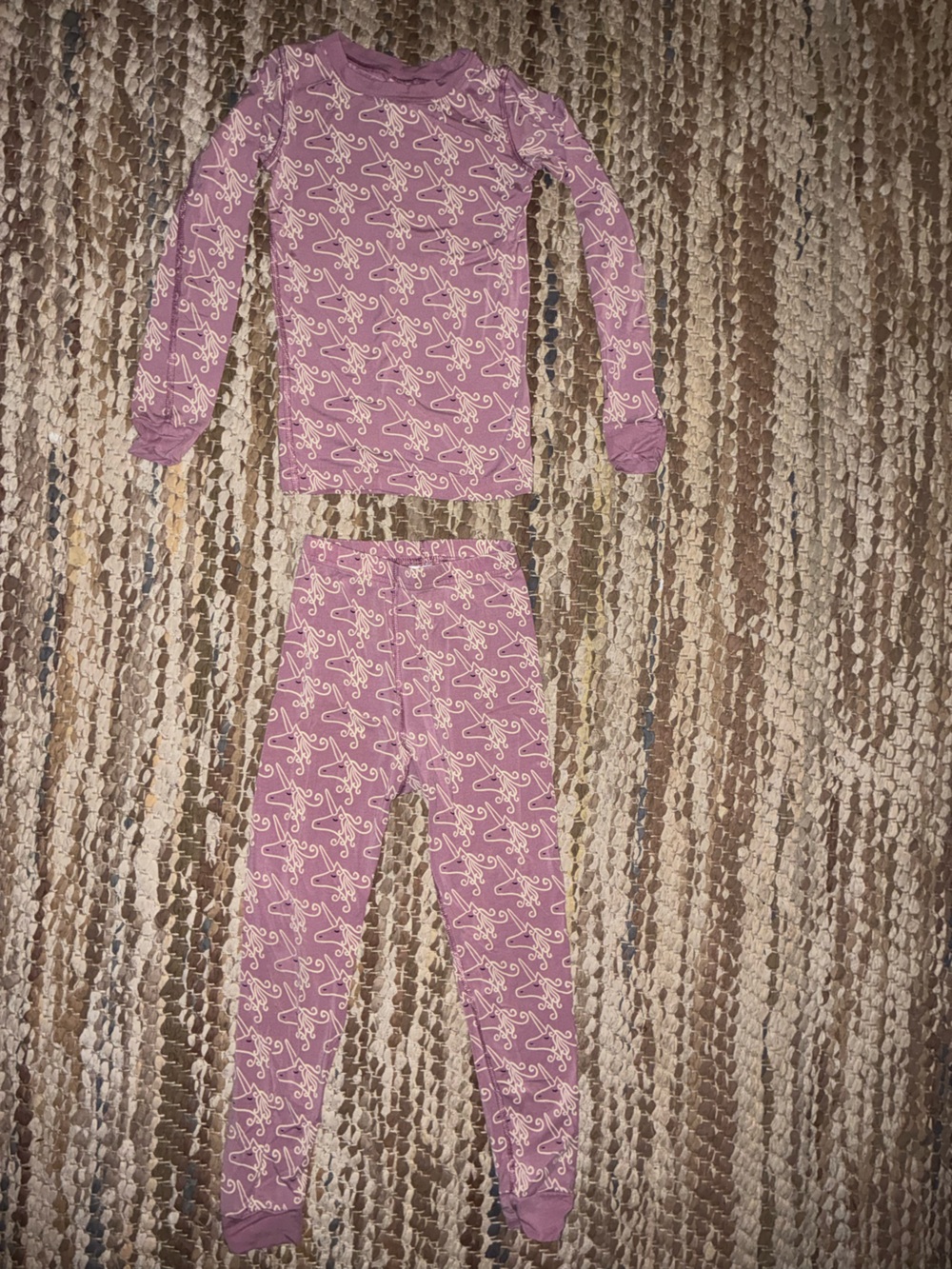 Hanna Andersson Purple Whimsical Print Kids Pajama Set